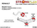 Front lower arm - rear bush 58mm SPORT