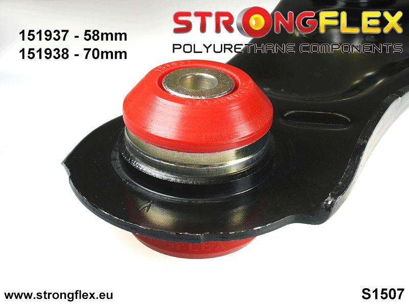 Front lower arm - rear bush 70mm