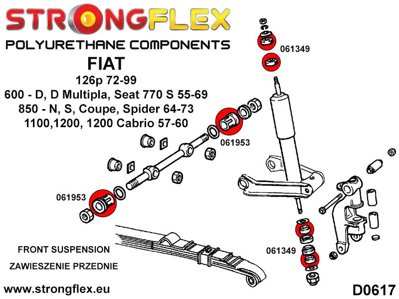 Front wishbone - inner bush