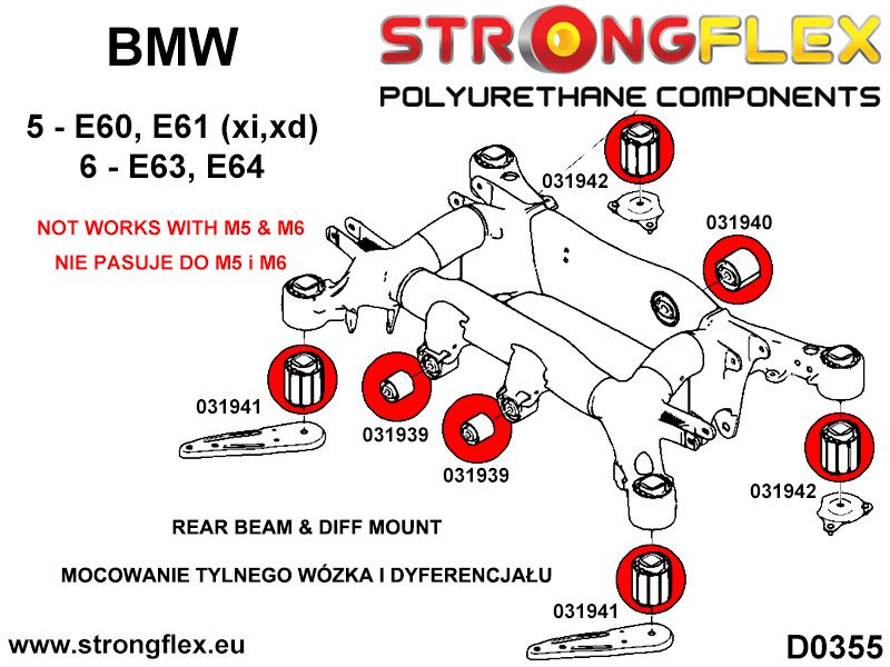 Rear diff mount - rear bush