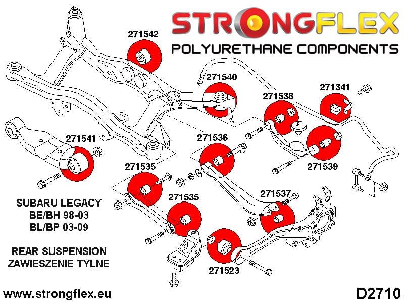 Full suspension bush kit