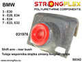 Shift arm – rear bush SPORT