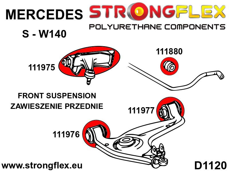 Front lower arm - front bush SPORT