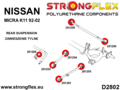 Rear arm-front bushing SPORT