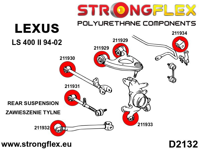 Full suspension bush kit