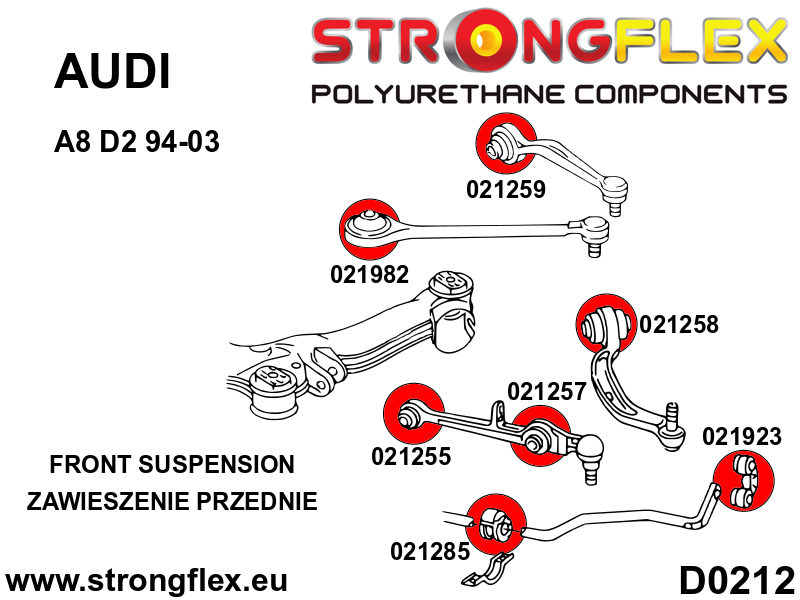 Front anti roll bar bush SPORT
