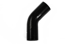Silicone hose Black 45 Degree 0,25'' (6.5mm)