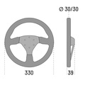 Sparco R323 Steering wheel Suede