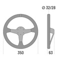 Sparco R345 Steering wheel leather