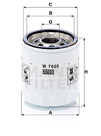 Oil filter Chevrolet LS M22x1,5
