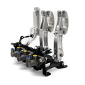 OBP Racing Series Floor mounted Pedal box Silver