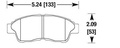 Toyota Corolla front Carbotech XP10