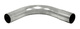 Bent exhaust tube 90° 3" Stainless (76mm)