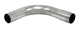 Bent exhaust tube 90° 3" Stainless (76mm)