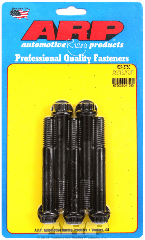 ARP Bolt Kit 1/2-13 x 3.750 Black Oxide 12PT