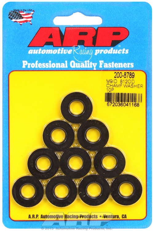ARP "M9 ID .120"TH chamfered washers (10pcs)