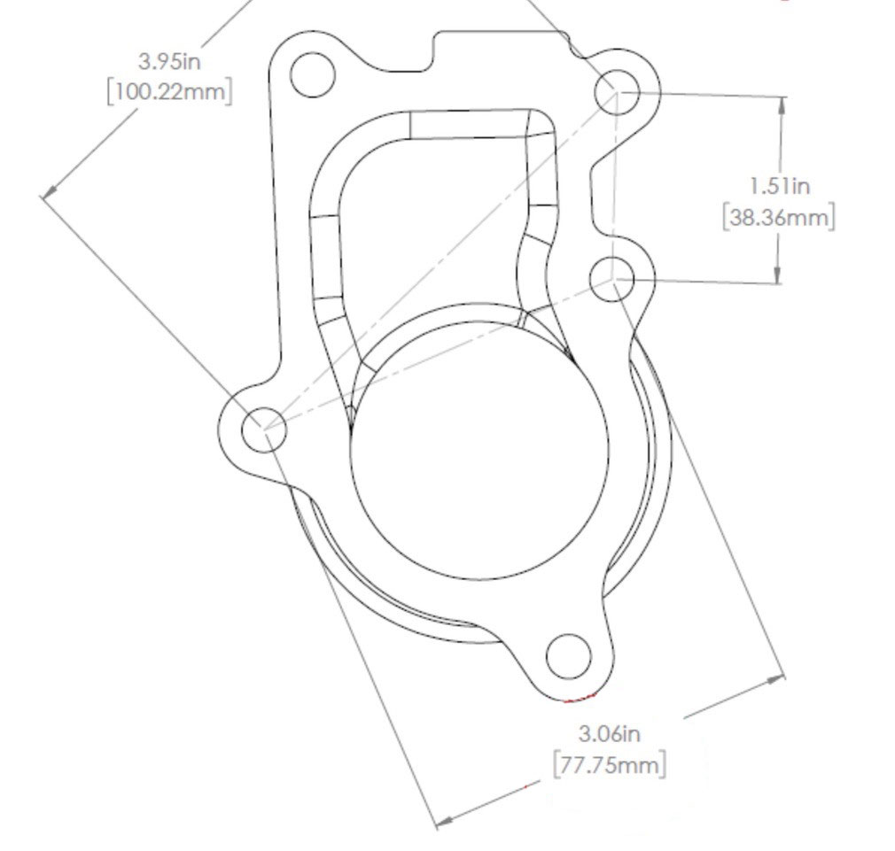 Downpipe Gasket Holset HE221W #7 (5-bolt)
