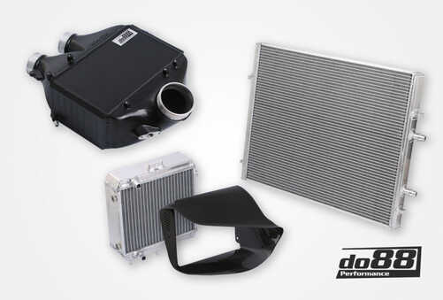 BigPack BMW F8X M3 M4, Intercooler + Vattenkylare