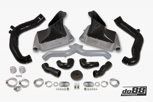 Porsche 911 Turbo (997.2) Intercooler Kit Silver Pipe