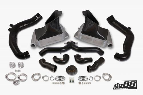 Porsche 911 Turbo (997.2) Intercooler Kit Black Pipe