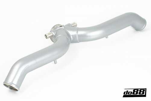Porsche 997.2 Turbo 2010- Y-Rör, Silver för OEM IC