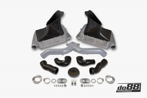 Porsche 911 Turbo (997.2) Intercooler Kit Silver Pipe