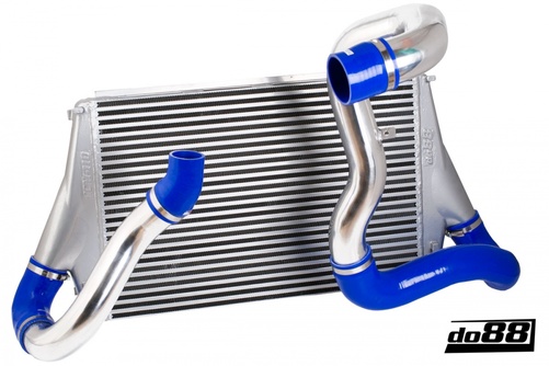 SAAB 9-3 2.8T V6 06-11 Intercooler Kit Blue hose