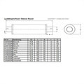 Muffler midi 2 inch Stainless