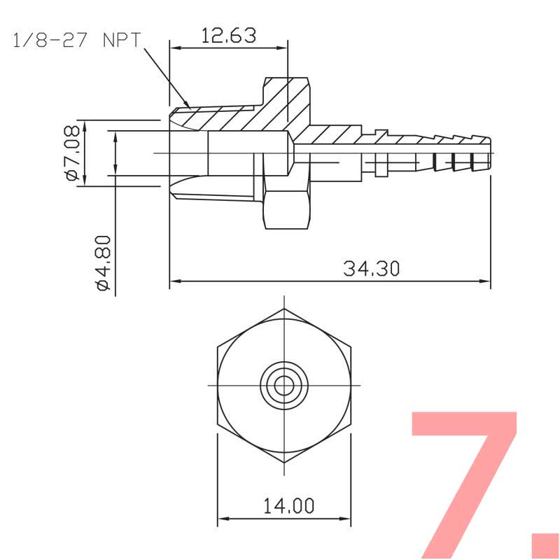 Make your own steel braided AN3 brake hose (Stainless)