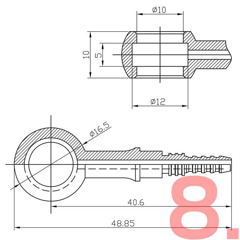 Make your own steel braided AN3 brake hose (Stainless)