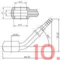 Make your own steel braided AN3 brake hose (Stainless)