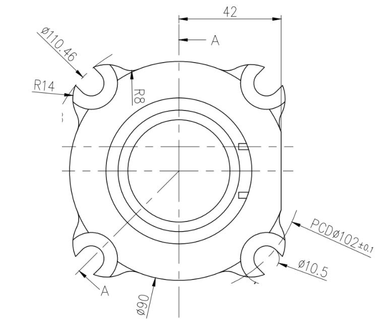 Hydraulic release bearing Tilton model