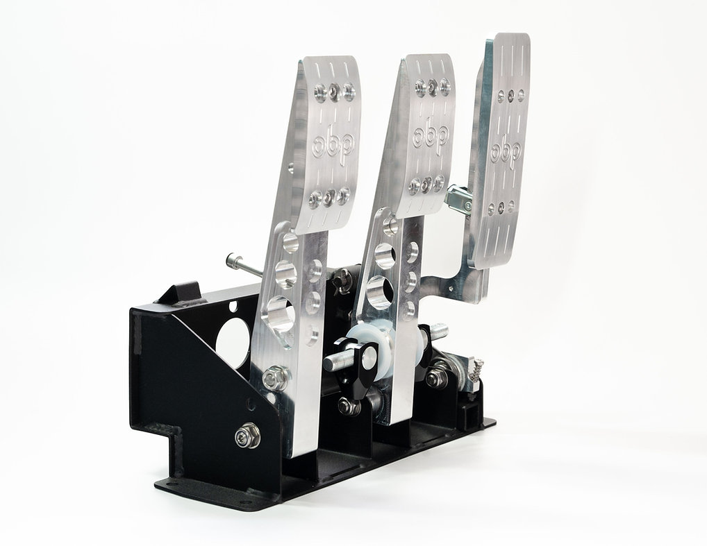 OBP Floor mounted pedal box 3 pedals 3x master cylinders V2