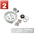 PMC RACE STAGE 2 GM Chevrolet LSX - BMW M57N HGU HGK / N54 - 184mm / 7.25" (P)