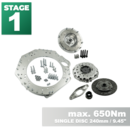 PMC STAGE 1 Chevrolet LS - BMW M57N HGU HGK / BMW N54 - 240mm / 9.45"
