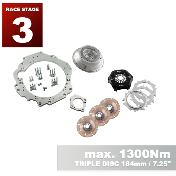PMC RACE STAGE 3 Ford Barra - BMW M57N HGD JGA HGA - 184mm / 7.25" (P)