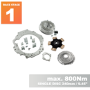 PMC RACE STAGE 1 Ford Barra - BMW M57N HGU HGK / N54 - 240mm / 9.45"