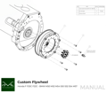 PMC Adapter Kit Honda S2000 - BMW M57 / E46 S54 M3 - 240mm / 9.45"