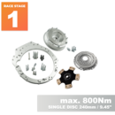 PMC RACE STAGE 1 Honda S2000 - BMW M57 / E46 S54 M3 - 240mm / 9.45"