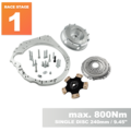 PMC RACE STAGE 1 Honda K - BMW M57 / E46 S54 M3 - 240mm / 9.45"