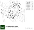 PMC Adapter kit Mercedes-Benz M113 - BMW M57 / E46 S54 M3 - 184mm / 7.25"