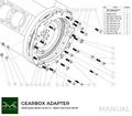 PMC Adapter Kit Mercedes-Benz M113 - BMW M57N HGD JGA - 240mm / 9.45"