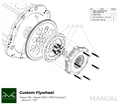 PMC Adapter Kit Nissan RB - Nissan 350Z Z33 370Z Z34 - 184mm / 7.25" (P)