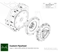 PMC Adapter kit Saab H - BMW M57N HGD JGA - 240mm / 9.45"