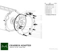 PMC Adapter Kit Toyota JZ 1JZ 2JZ - Nissan 350Z Z33 370Z Z34 CD009 - 250mm / 9.84"