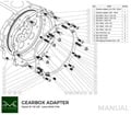 PMC Adapter Kit Toyota JZ - Toyota Altezza / Lexus IS200 J160 Aisin AZ6 (first gen.)