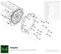 PMC Adapter kit Toyota JZ - BMW DCT DKG Getrag GS7D36SG Inline-six (H)