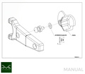 PMC Adapter Kit Toyota UZ - Mazda RX-8 - 240mm / 9.45"