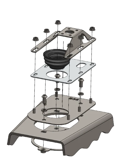 Mounting bracket BMW E36 (PRO)