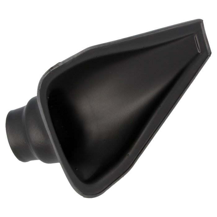 Inlet 51+63mm Black